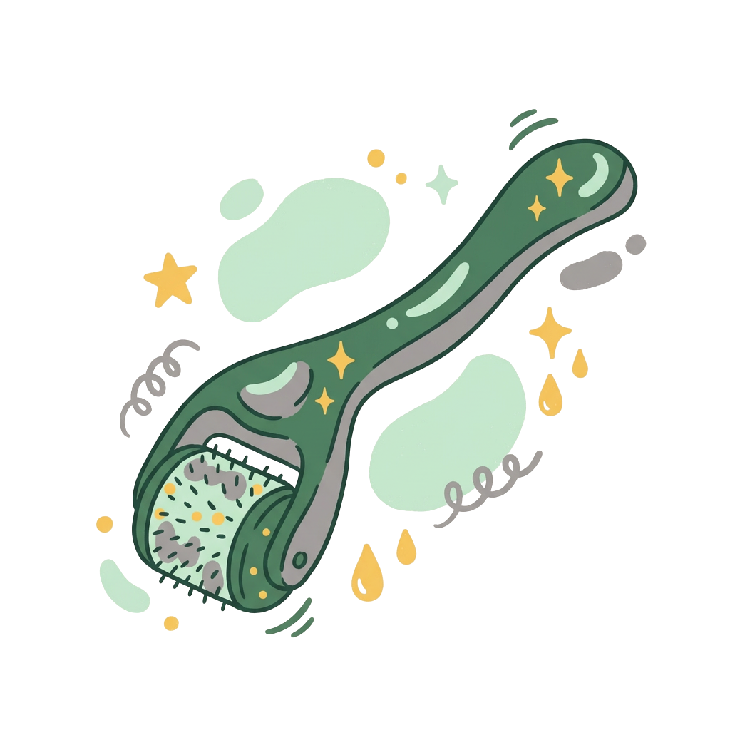 Derma roller for hair loss